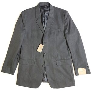 Merona Grey Suit Jacket Mens 42L 42 Modern Fit Blazer NEW